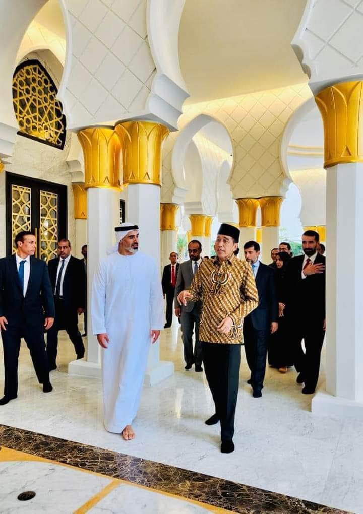 Presiden Jokowi Terima Kedatangan Khalid bin Mohamed bin Zayed Al
